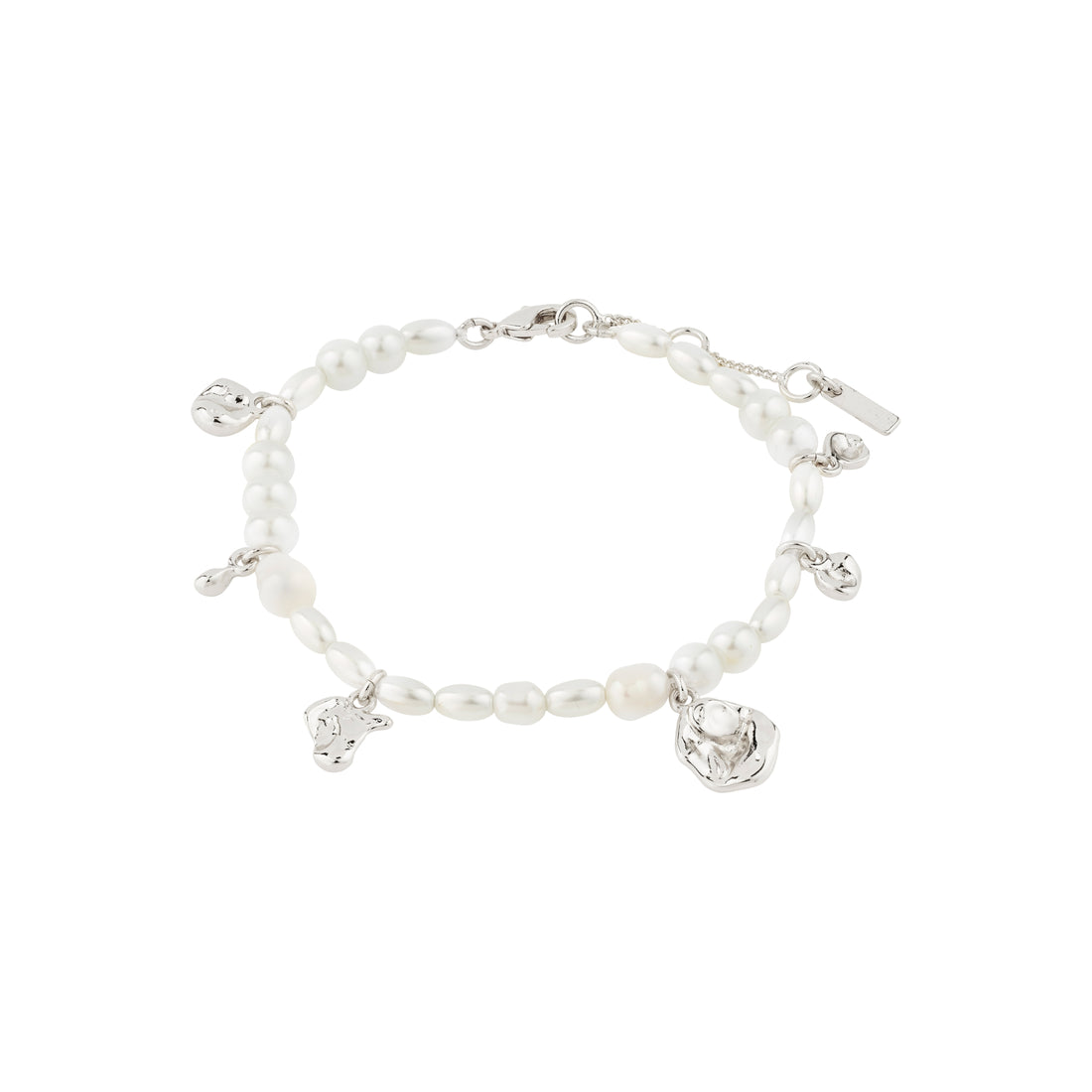 245224 Pilgrim bracelet perle et pendentifs argent