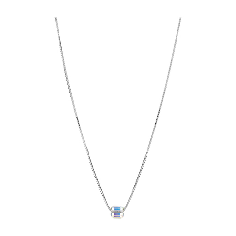 260215 Toca collier chaîne avec cristal cubique