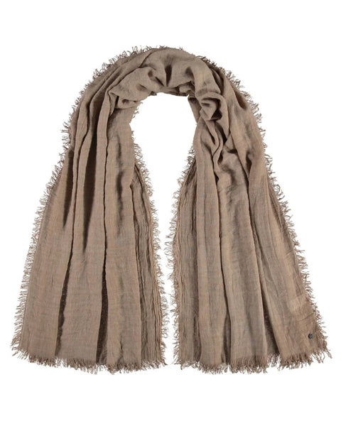 280215 Fraas foulard fin uni avec frange