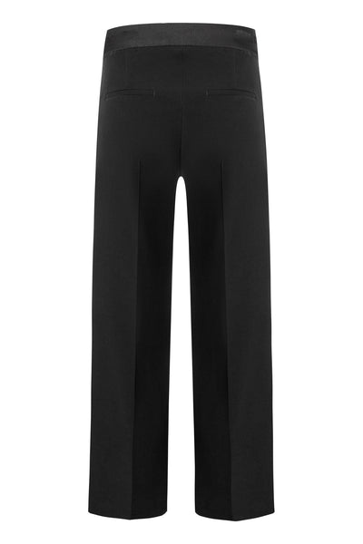 266015 Cambio pantalon droit fluide à taille élastique