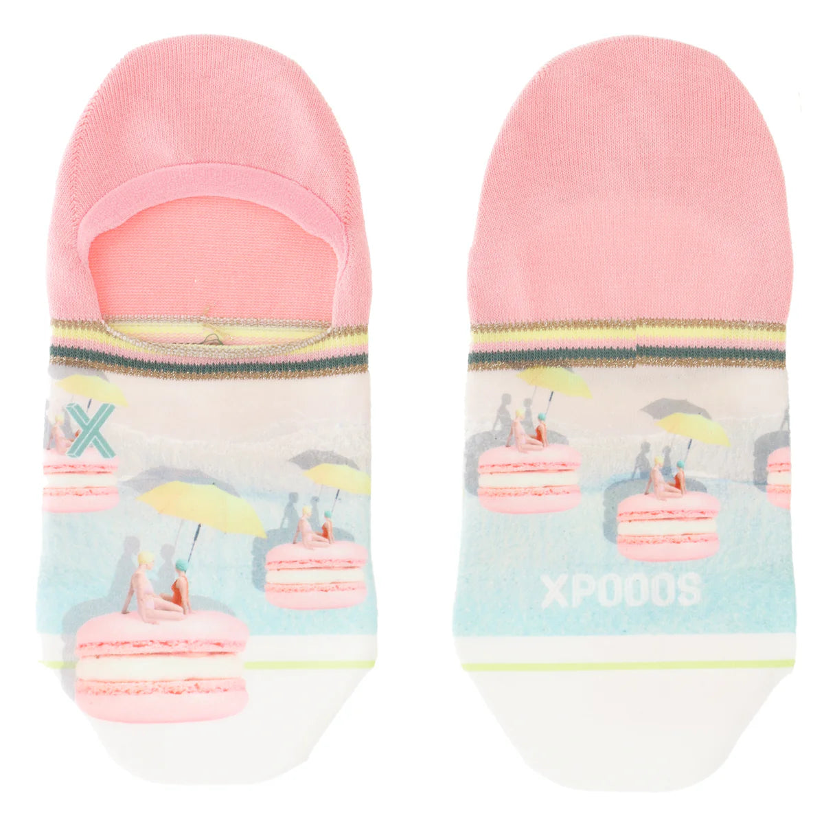 291615 XPOOOS bas femme FOOTIES DAY-DREAMING