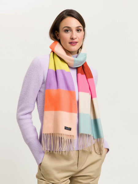 221724 Fraas foulard feutre casmink néon